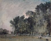 John Constable, Landscape study:Scene in a park